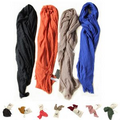 Beach Scarf with Pouches Packed